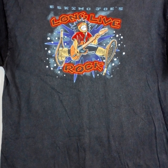 Eskimo Joe's Long Live Rock Shirt Men's XL Black - Picture 3 of 3